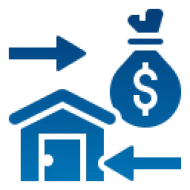 Home investment symbol